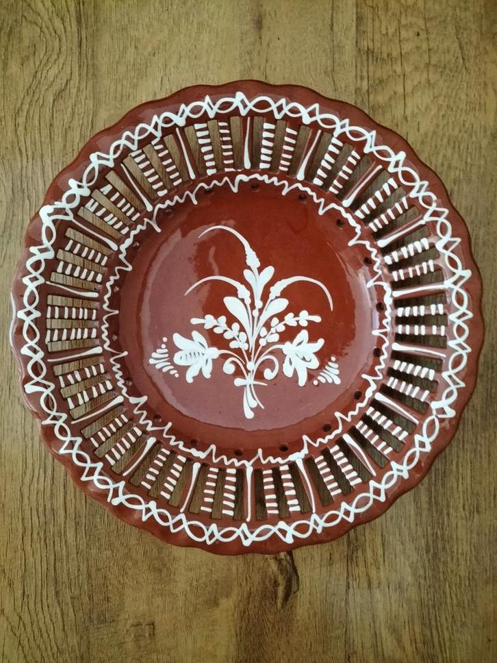 Uniek handgeschilderd wandbord, Antiek en Kunst, Antiek | Wandborden en Tegels, Ophalen of Verzenden