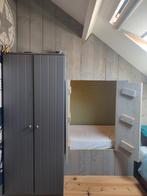 Bedstede van Steigerhout, Huis en Inrichting, Ophalen, Zo goed als nieuw, Eenpersoons