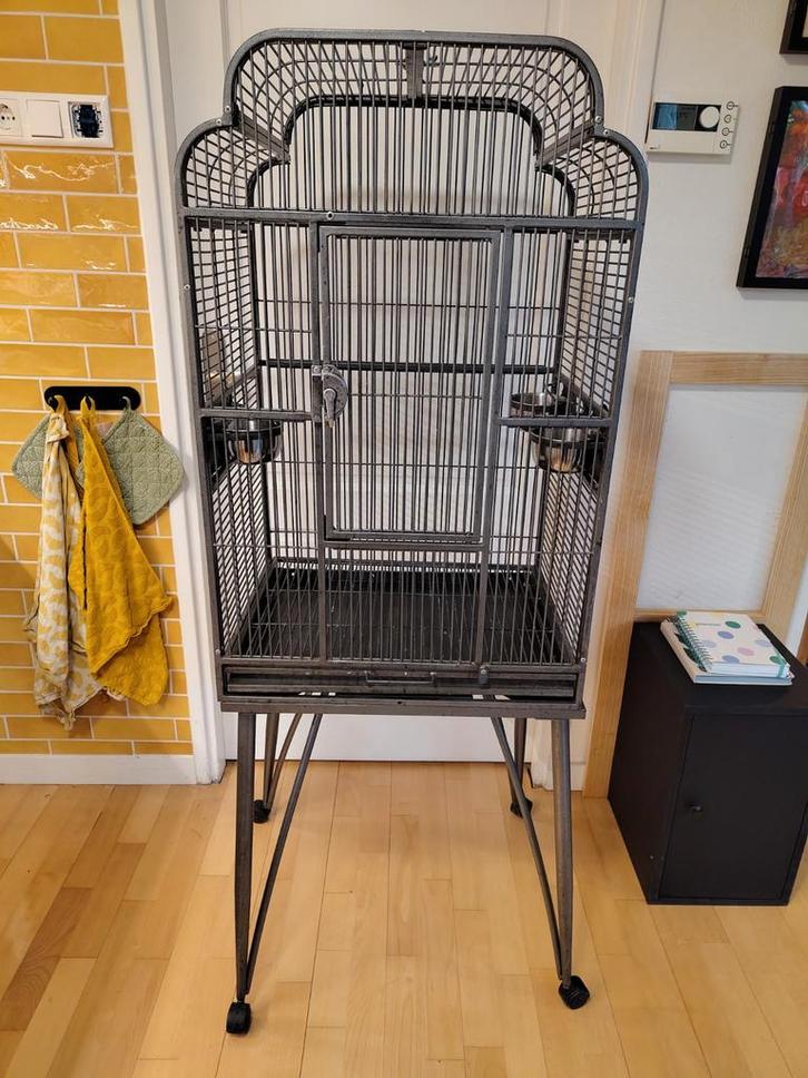 Vogelkooi/Papegaai kooi/volière. Kwaliteit!, Dieren en Toebehoren, Vogels | Hokken en Kooien, Zo goed als nieuw, Vogelkooi, Metaal