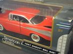Chevrolet Bel Air 1957 1:24 Motormax Pol, Hobby en Vrije tijd, Modelauto's | 1:24, Nieuw, Auto, Verzenden