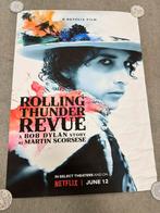 XL echte canvas Poster Netflix-film Rolling Thunder Revue, Poster, Ophalen of Verzenden, Zo goed als nieuw, H