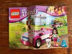Lego Friends boekje 41013 Emma's sportwagen (88d), Ophalen of Verzenden, Zo goed als nieuw, Lego