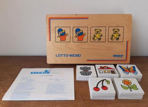 Lotto-Memo memory Educo, Kinderen en Baby's, Speelgoed | Educatief en Creatief, Zo goed als nieuw, Ophalen of Verzenden
