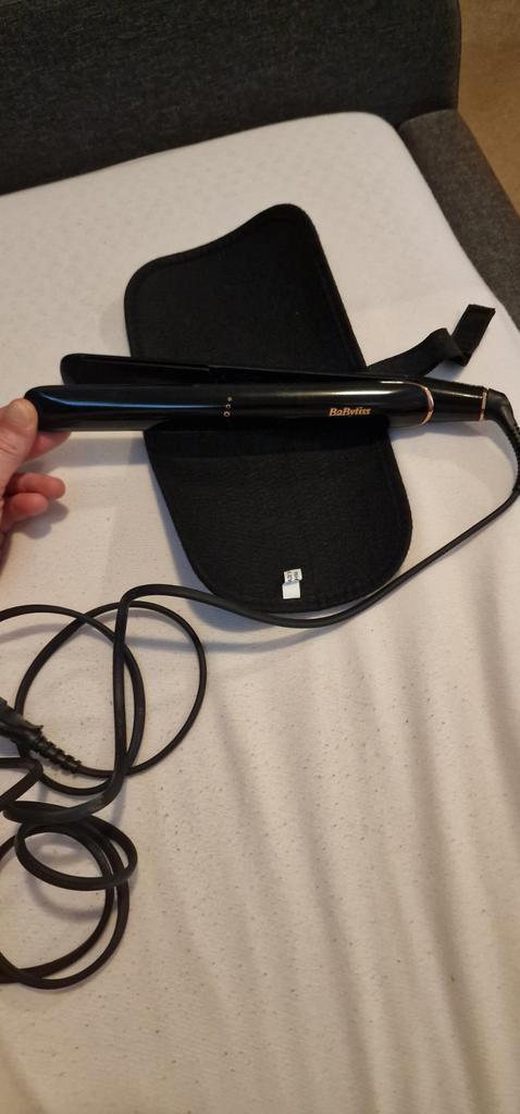 Babyliss Stijltang met Hittebestendige Tas, Witgoed en Apparatuur, Persoonlijke-verzorgingsapparatuur, Zo goed als nieuw, Haarverzorging