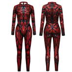 Heren catsuit 4 / bodysuit rood mannen jumpsuit festival, Kleding | Heren, Verzenden, Nieuw, Kleding