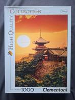 Clementoni puzzel, 1000 stukjes, kyoto Japan, Ophalen, 500 t/m 1500 stukjes, Zo goed als nieuw