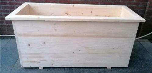 STEIGERHOUTEN BLOEMBAKKEN., Tuin en Terras, Bloembakken en Plantenbakken, Zo goed als nieuw, Hout, 60 tot 100 cm, Rechthoekig