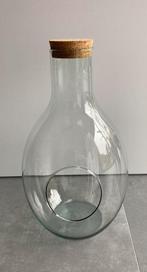 Terrarium pot - glazen pot - kurk, Ophalen, Zo goed als nieuw