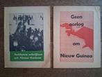 Soldaten schrijven uit Nieuw Guinea & Geen oorlog om Nw. G., Ophalen of Verzenden