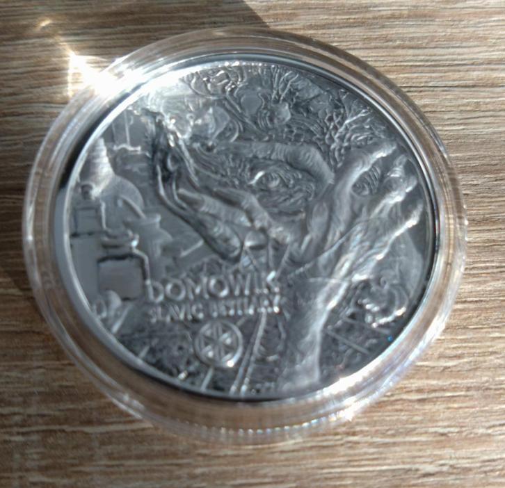2 oz zilver munt Slavic Bestiary - Domowik - 2024 Cameroon, Postzegels en Munten, Edelmetalen en Baren, Zilver, Ophalen