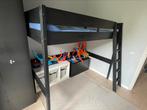 Hoogslaper zwart 120x200, Hoogslaper, 160 tot 180 cm, Tweepersoons, Ophalen of Verzenden