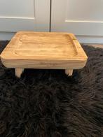 Houten plateau, Huis en Inrichting, Woonaccessoires | Dienbladen, Ophalen, Zo goed als nieuw, Hout