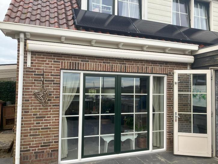 Polytech dakgoot, Doe-het-zelf en Verbouw, Buizen en Afvoer, Gebruikt, Dakgoot, Pvc, 4 tot 6 meter, 80 mm of meer, Ophalen