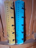 NIEUW 2 houten liniaal kapstokken, Nieuw, Minder dan 100 cm, Hout, Ophalen