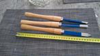 set van drie hout beitels - Gutsen - houtdraai - gereedschap, Ophalen of Verzenden, Nieuw, Gereedschap of Toebehoren