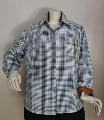 "STARSTYLE" Geblokte Bloes m.leuke details.Mt. 48.Als nieuw! beschikbaar voor biedingen