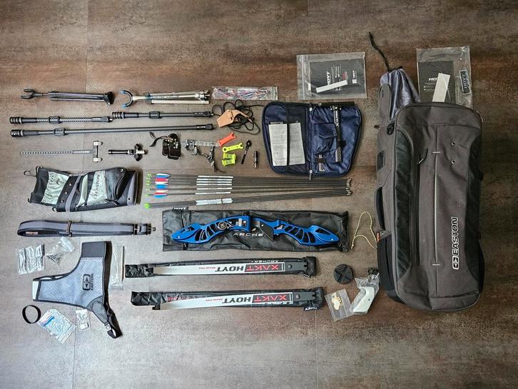 Complete Recurve Boog Set - Hoyt Xceed, Sport en Fitness, Handboogschieten, Zo goed als nieuw, Recurveboog, Ophalen of Verzenden