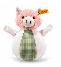 Steiff EAN 240966 Happy Farm Piggilee tuimelaar met geluid, Verzamelen, Beren en Cherished Teddies, Nieuw, Stoffen beer, Steiff