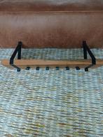 Kapstok Leen Bakker - Mangohout, 6 haken, Ophalen, Zo goed als nieuw