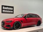 Audi RS4-S ABT Avant - Rood - 1:18 GT-SPIRIT, Hobby en Vrije tijd, Modelauto's | 1:18, Auto, GT-Spirit, Ophalen of Verzenden, Zo goed als nieuw