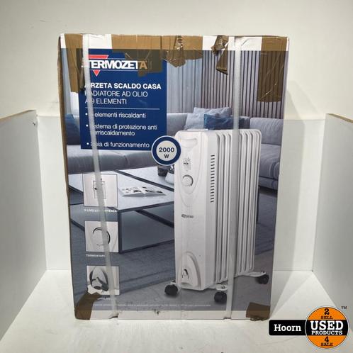 TERMOZETA TZR21 9 Elementen Olie Radiator in Doos, Doe-het-zelf en Verbouw, Verwarming en Radiatoren, Radiator, 800 watt of meer