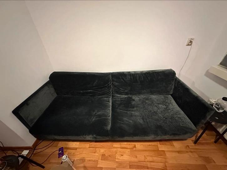 Soft Line Meghan sofa bed - gray, Huis en Inrichting, Slaapkamer | Slaapbanken, Zo goed als nieuw, 200 cm, Tweepersoons, Zwart