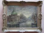 Olieverf schilderij van jan Bleys - Koepelkerk Singel 11, Antiek en Kunst, Kunst | Schilderijen | Klassiek, Ophalen