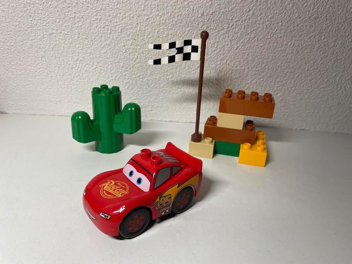 Duplo 5813 Cars Bliksem McQueen, Kinderen en Baby's, Speelgoed | Duplo en Lego, Zo goed als nieuw, Duplo, Complete set, Ophalen of Verzenden