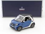 Smart Fortwo cabrio 2015 Bl/ZI SCHAAL 1/18 NOREV ref: 183438, Hobby en Vrije tijd, Modelauto's | 1:18, Verzenden, Nieuw, Auto