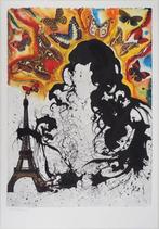 Originele heliogravure van Salvador Dali 'Paris' (petit modè, Antiek en Kunst, Ophalen of Verzenden