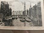 Ets Damrak Amsterdam, Antiek en Kunst, Ophalen of Verzenden