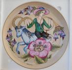 Hutschenreuther sier-wandbord sterrenbeeld Steenbok, Antiek en Kunst, Antiek | Wandborden en Tegels, Ophalen of Verzenden