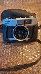revue 400L vintage analoge camera met leder hoes, Audio, Tv en Foto, Fotocamera's Analoog, Ophalen of Verzenden, Gebruikt, Compact
