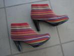 Zeer elegante multicolor enkelpumps RAPISARDI 35 snazzeys, Overige kleuren, Verzenden, Lage of Enkellaarzen, Nieuw