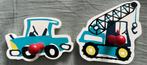 2x houten kapstok voertuigen - auto en hijskraan, Ophalen of Verzenden, Zo goed als nieuw, Kapstokje