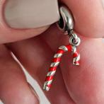 Pandora zuurstok kerstbedel, Pandora, Ophalen of Verzenden, Zo goed als nieuw, 1 bedel