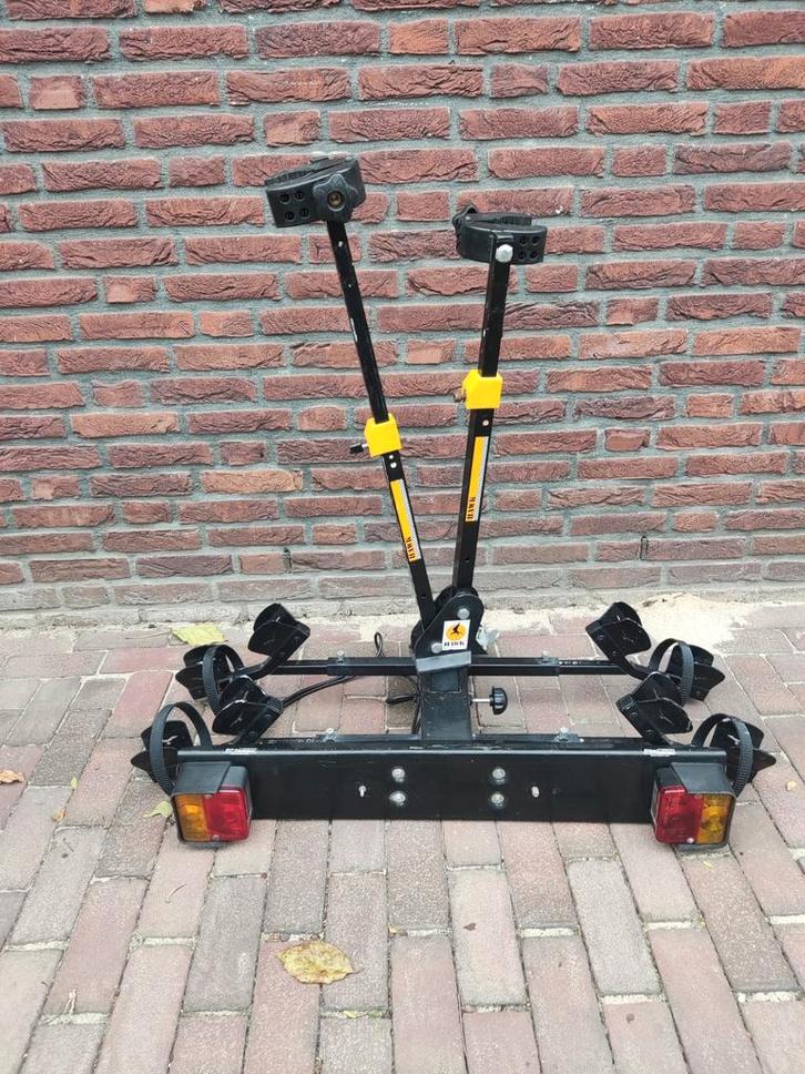 Spinder Hawk fietsendrager voor 2 fietsen, Auto diversen, Fietsendragers, Gebruikt, Trekhaakdrager, Ophalen of Verzenden