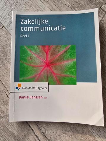 D. Janssen - Zakelijke Communicatie - Deel 1 beschikbaar voor biedingen