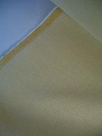Kvadrat PAtio 410; geel+crèmewit; 2,3 meter meubelstof, Overige materialen, 120 cm of meer, Geel, Ophalen of Verzenden