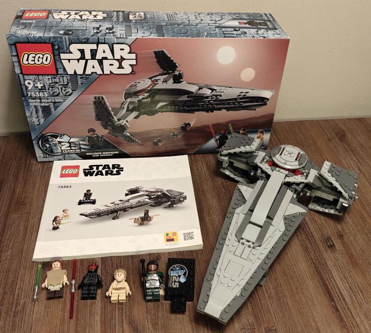LEGO - Star Wars - Darth Maul's Sith Infiltrator 75383, Kinderen en Baby's, Speelgoed | Duplo en Lego, Zo goed als nieuw, Lego