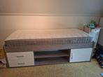 1 persoons bed, Kinderen en Baby's, Kinderkamer | Bedden, Ophalen, 85 tot 100 cm, Gebruikt, Matras