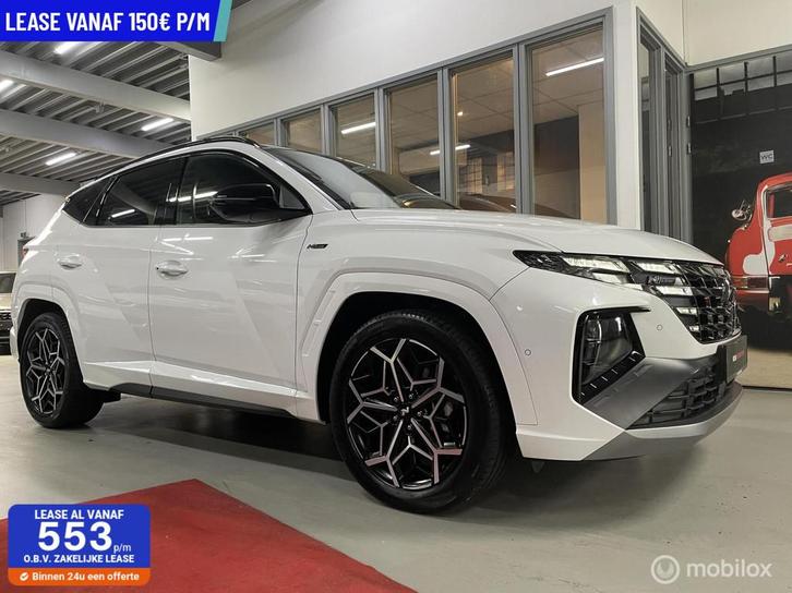 Hyundai Tucson 1.6 T-GDI PHEV N Line 4WD Panorama Apple Carp, Auto's, Hyundai, Bedrijf, Te koop, Tucson, 360° camera, 4x4, ABS