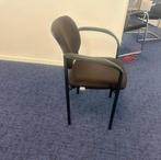 All-Tec stoelen zwart stof/kunststof 6 stuks, Ophalen, Stof, Gebruikt, Zwart
