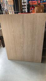Tafelblad travertin 89 x 118 2 dik, 100 tot 150 cm, Zo goed als nieuw, Rechthoekig, 50 tot 100 cm