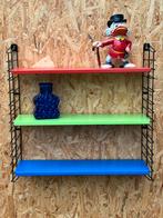 Tomado rood-groen-blauw wandrek vintage retro metaal, Huis en Inrichting, Woonaccessoires | Wandplanken en Boekenplanken, Ophalen of Verzenden