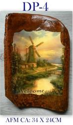 DP-4 Beschilderde Dakpan als decoratie voor binnen / buiten, Ophalen of Verzenden, Nieuw