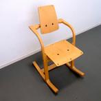 Ergonomische houten schommelstoel- Stokke- in goede staat, Zo goed als nieuw, Eén, Hout, Ophalen