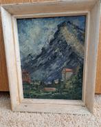 Olieverfschilderij Frans Ronda - Berglandschap, Antiek en Kunst, Ophalen