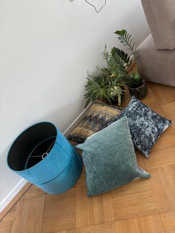 Blauw/Groene woonaccessoires set beschikbaar voor biedingen