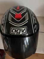 AGV motorhelm maat M met donker vizier gebruikt, Ophalen of Verzenden, Gebruikt, Medium, Avg